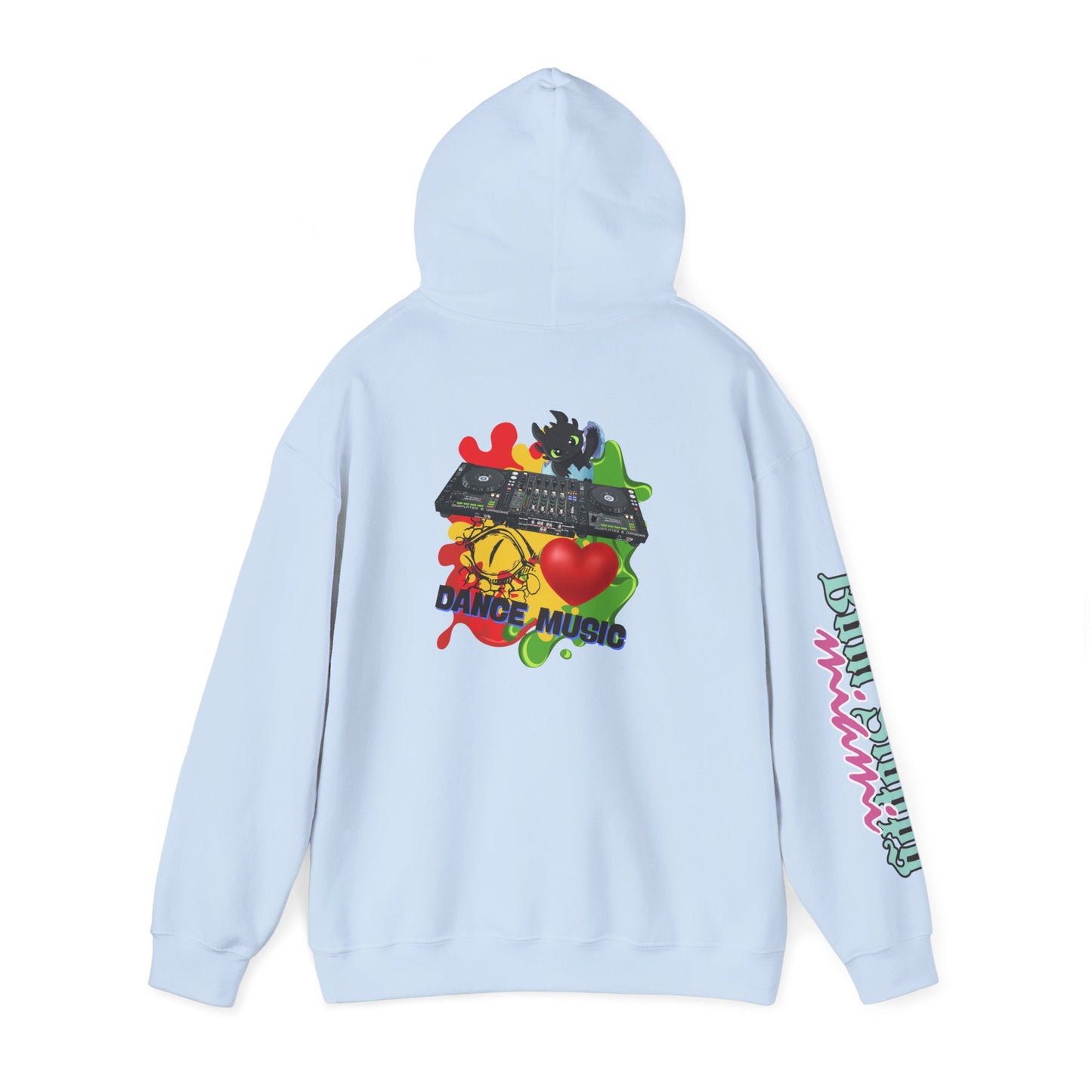 Bum Sloppy Miami Dance Music Heavy Blend Hooded Sweatshirt