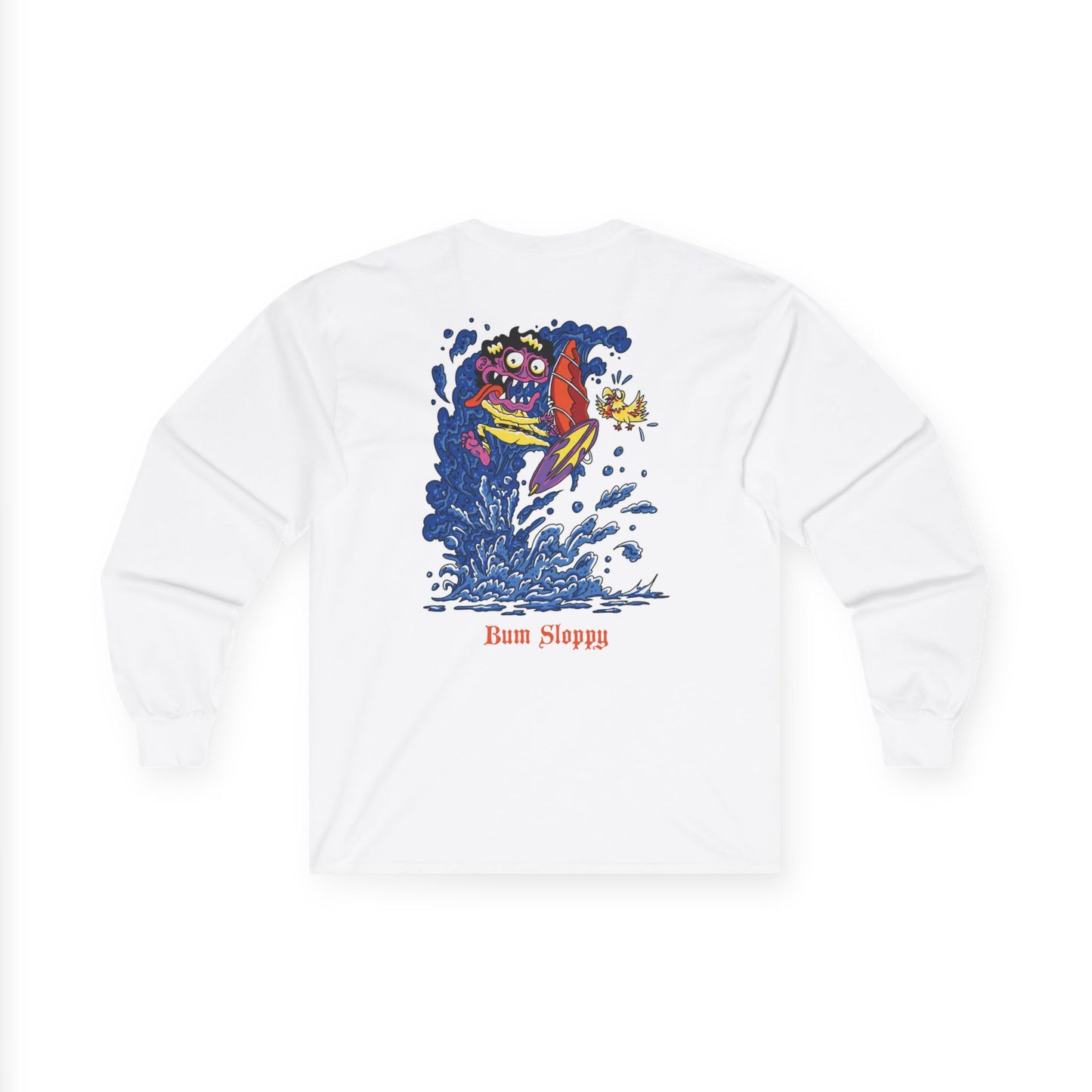 Gnarly Windsurfer Long Sleeve with BBQ & Ketchup Stains