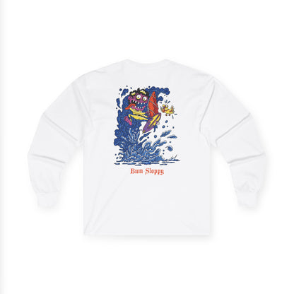 Gnarly Windsurfer Long Sleeve with BBQ & Ketchup Stains