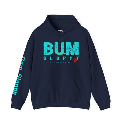 Bum Sloppy Stamp Heavy Blend Hooded Sweatshirt