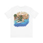 Jetski Gator with Taco, Hot Sauce and Nacho Cheese Stains