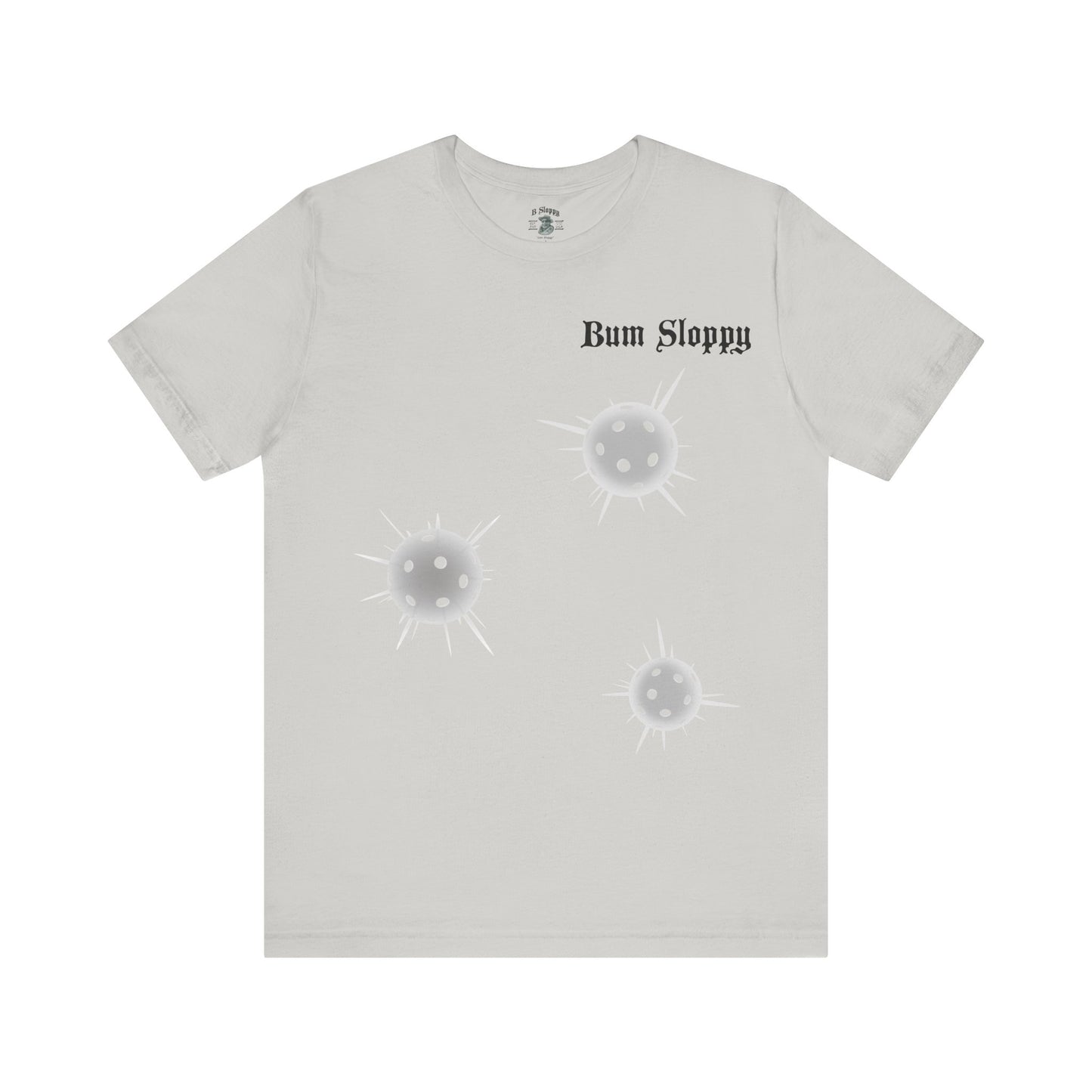 Rowdy Retro Men's Dink This! Pickleball Tee with Pickleball Strike Marks