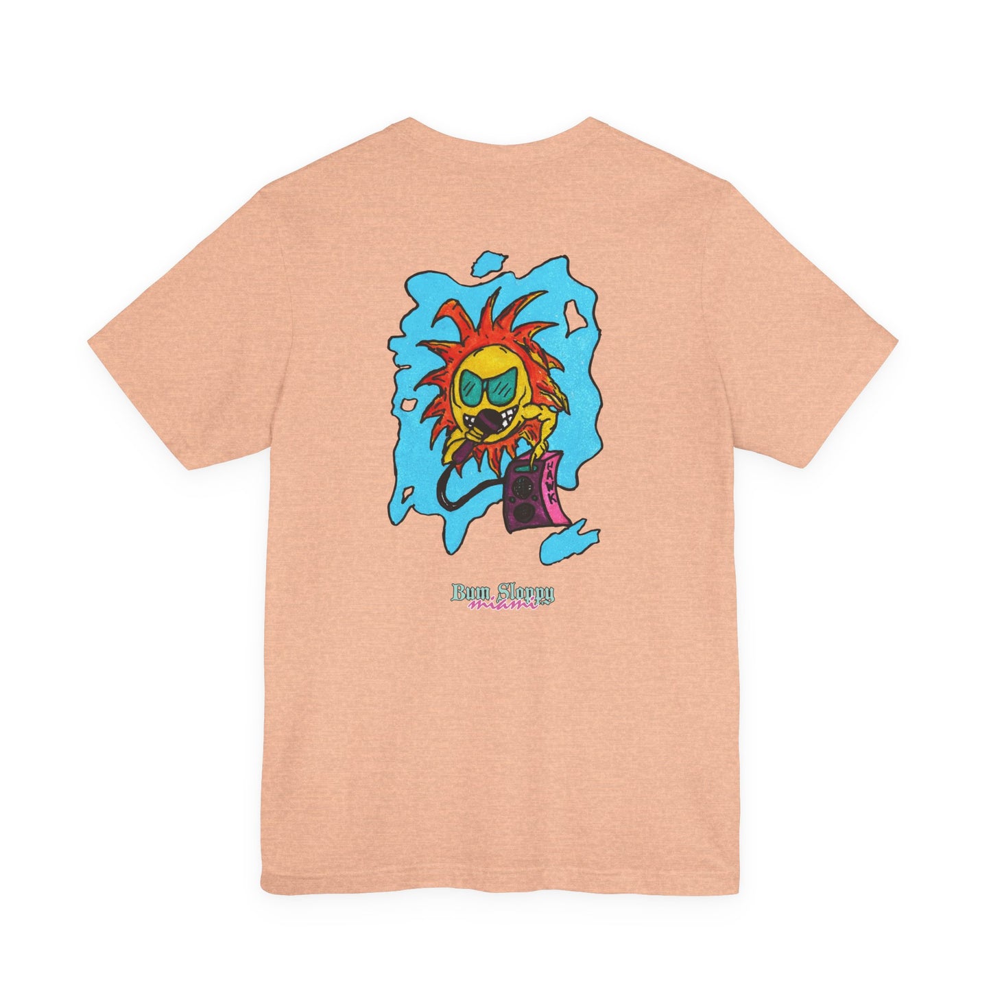 Bum Sloppy Miami MC Sunny Daze Tee with Seaside Snack Stains