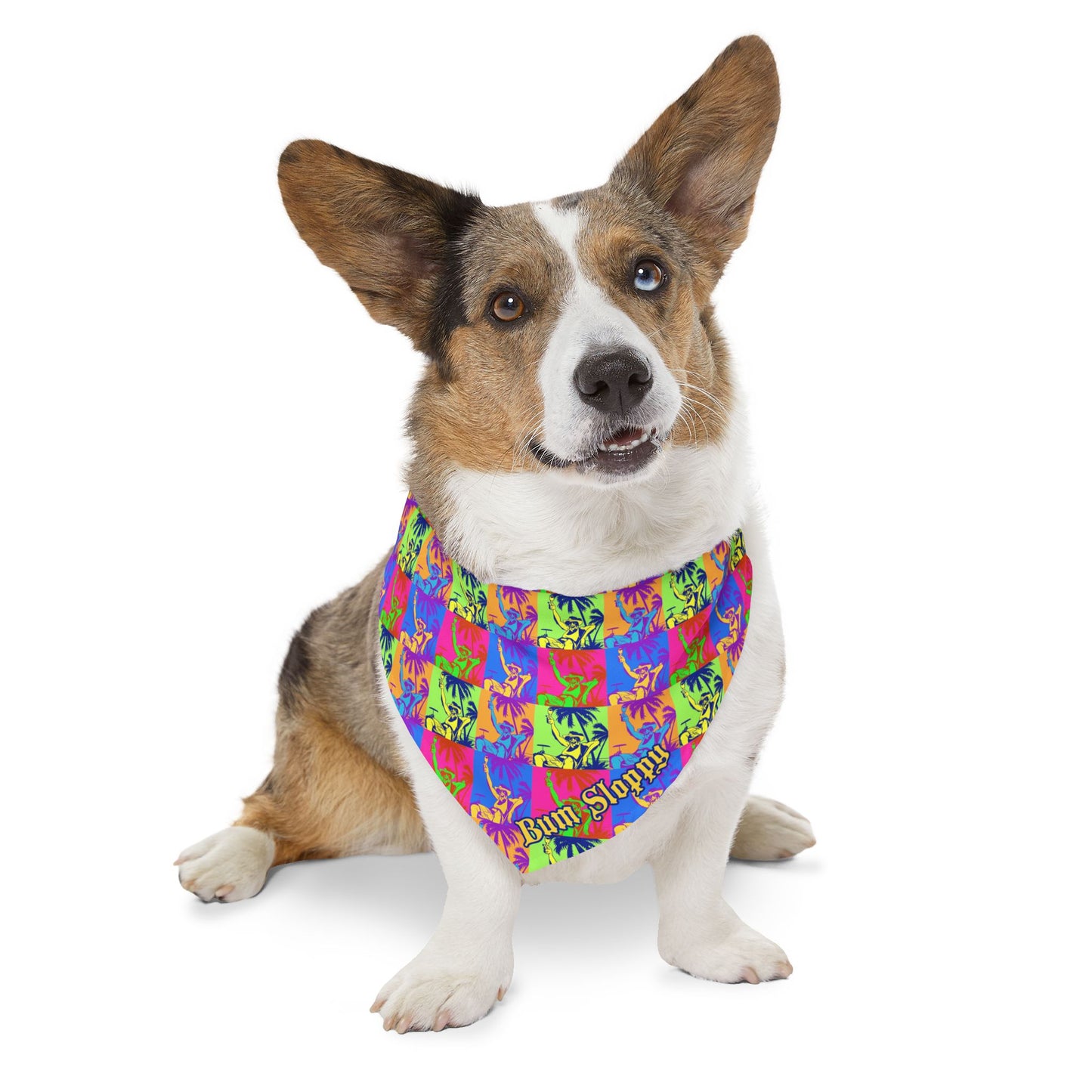 Pop Art Sloppy Life Pet Bandana Pet Bandana Collar
