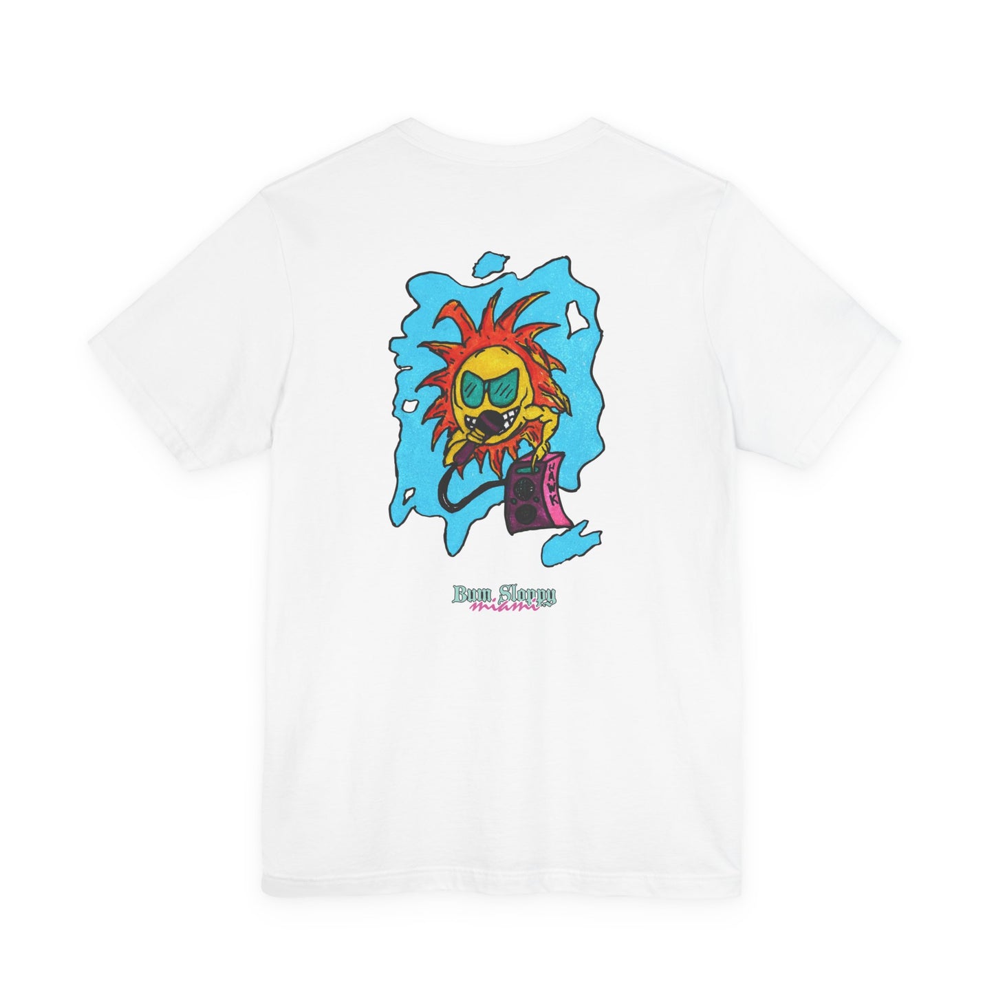 Bum Sloppy Miami MC Sunny Daze Tee with Seaside Snack Stains