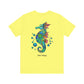Doodle Seahorse with Mayo and Sauce Splatter