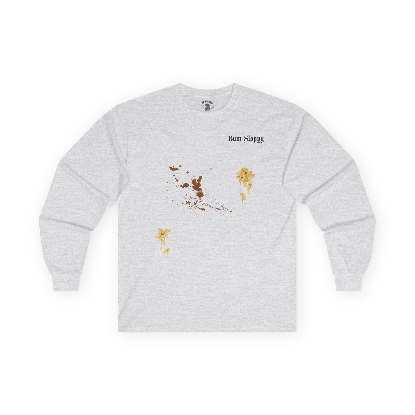 Sloppy Siesta Long Sleeve with Mac & Cheese and Gravy Stains