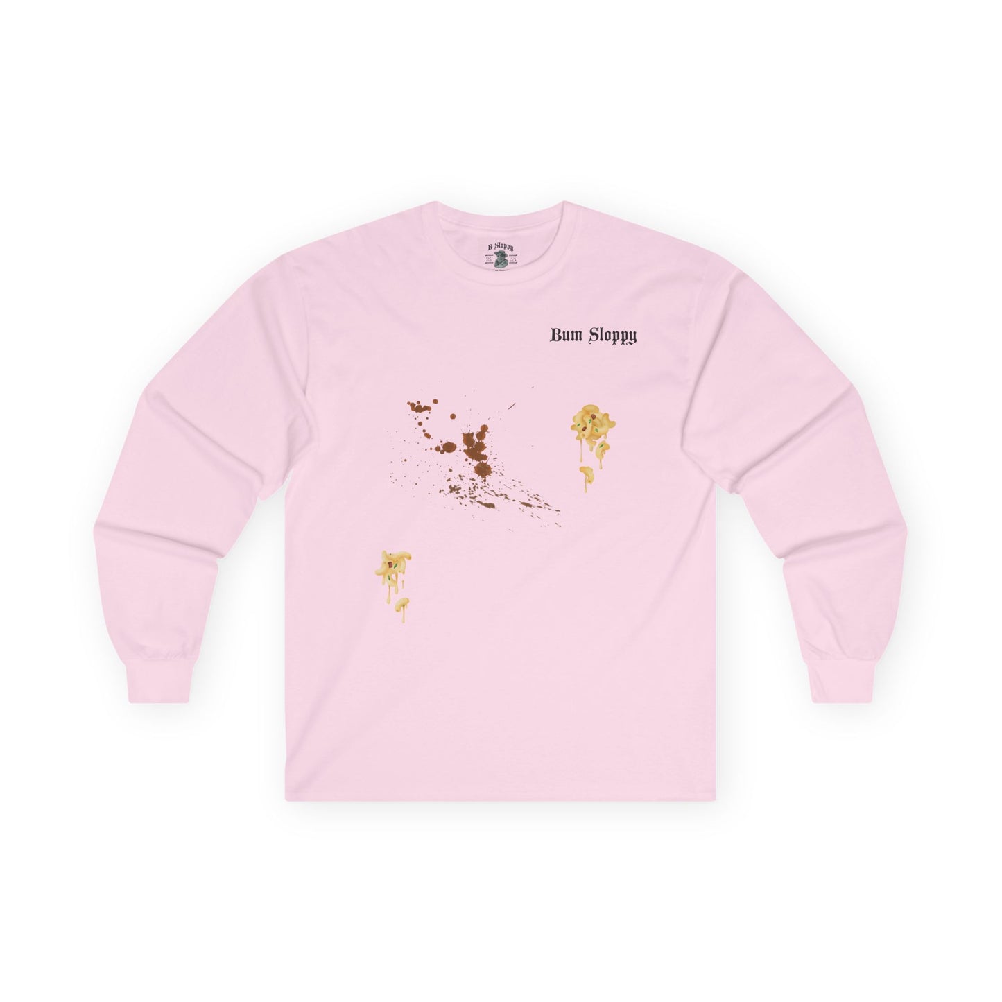 Sloppy Siesta Long Sleeve with Mac & Cheese and Gravy Stains
