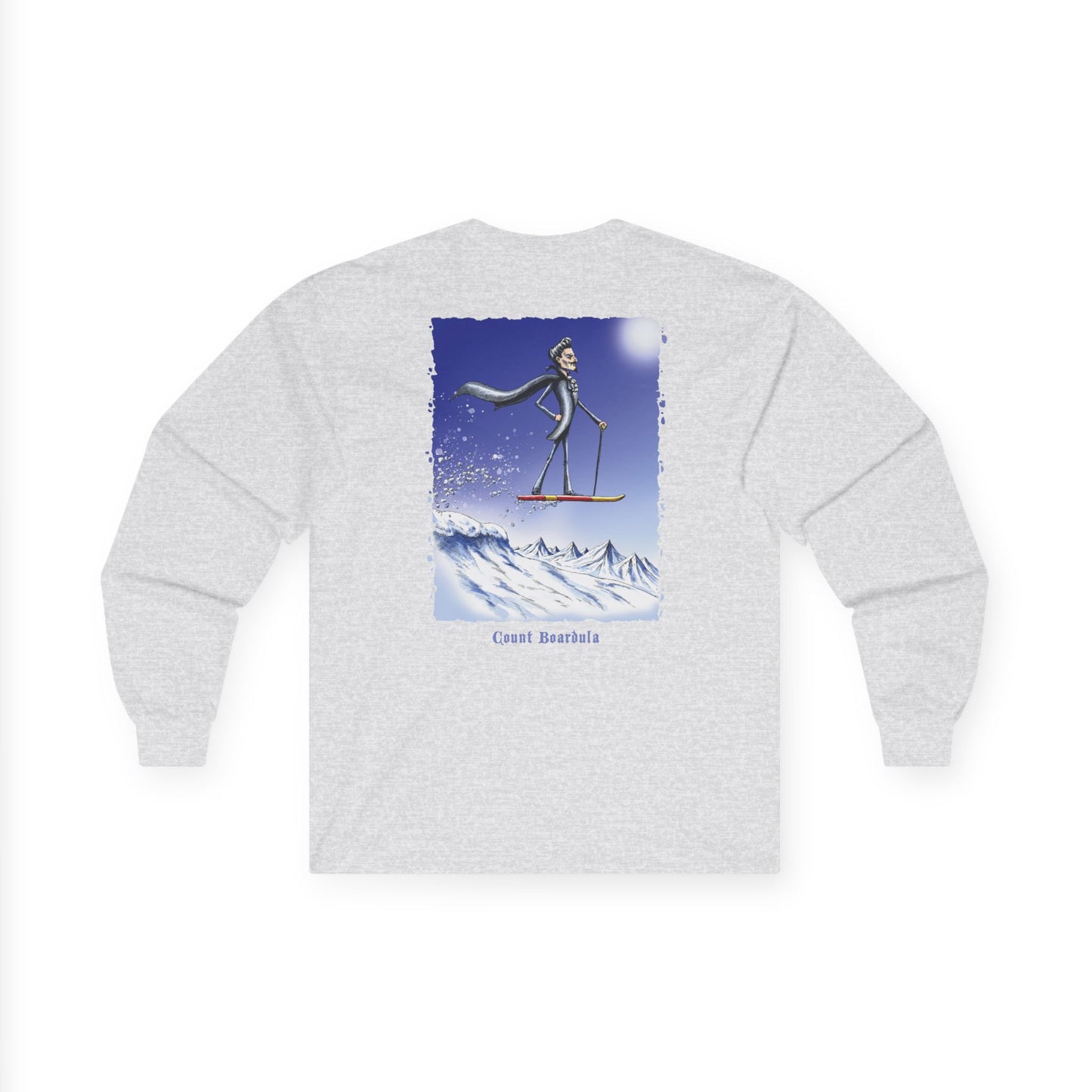 Count Boardula Longsleeves with Bloody Vampire Snack Stains