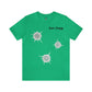 No-Holds Neon Women's Dink This! Pickleball Tee with Pickleball Strike Marks