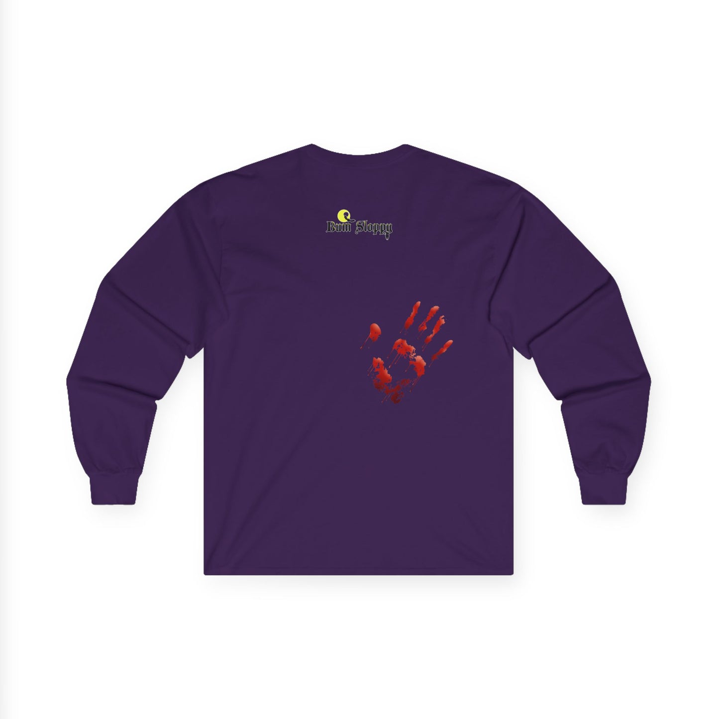 Bum Sloppy Goes Batty Halloween Longsleeves with Tasty Treat and Spooky Slasher Stains