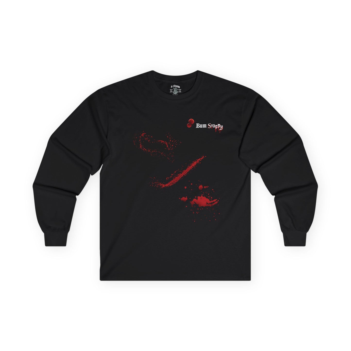 Count Boardula Longsleeves with Bloody Vampire Snack Stains