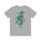 Doodle Seahorse with Mayo and Sauce Splatter