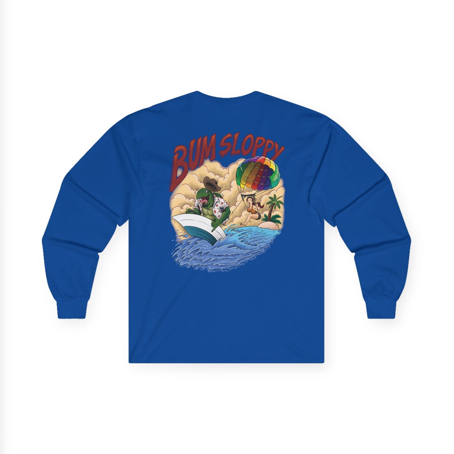 Parasailing Turtle Long Sleeve with Chili Cheese Stains