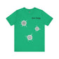 No-Holds Neon Men's Dink This! Pickleball Tee with Pickleball Strike Marks