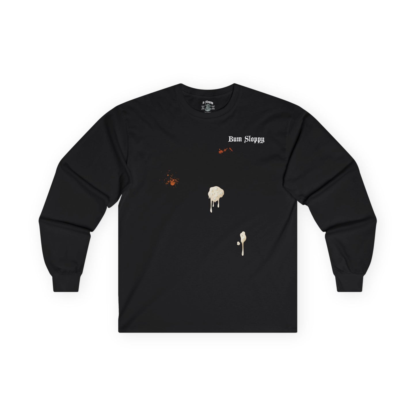 Sippin' Mermaid Long Sleeve with Bleu Cheese & Hot Sauce Stains