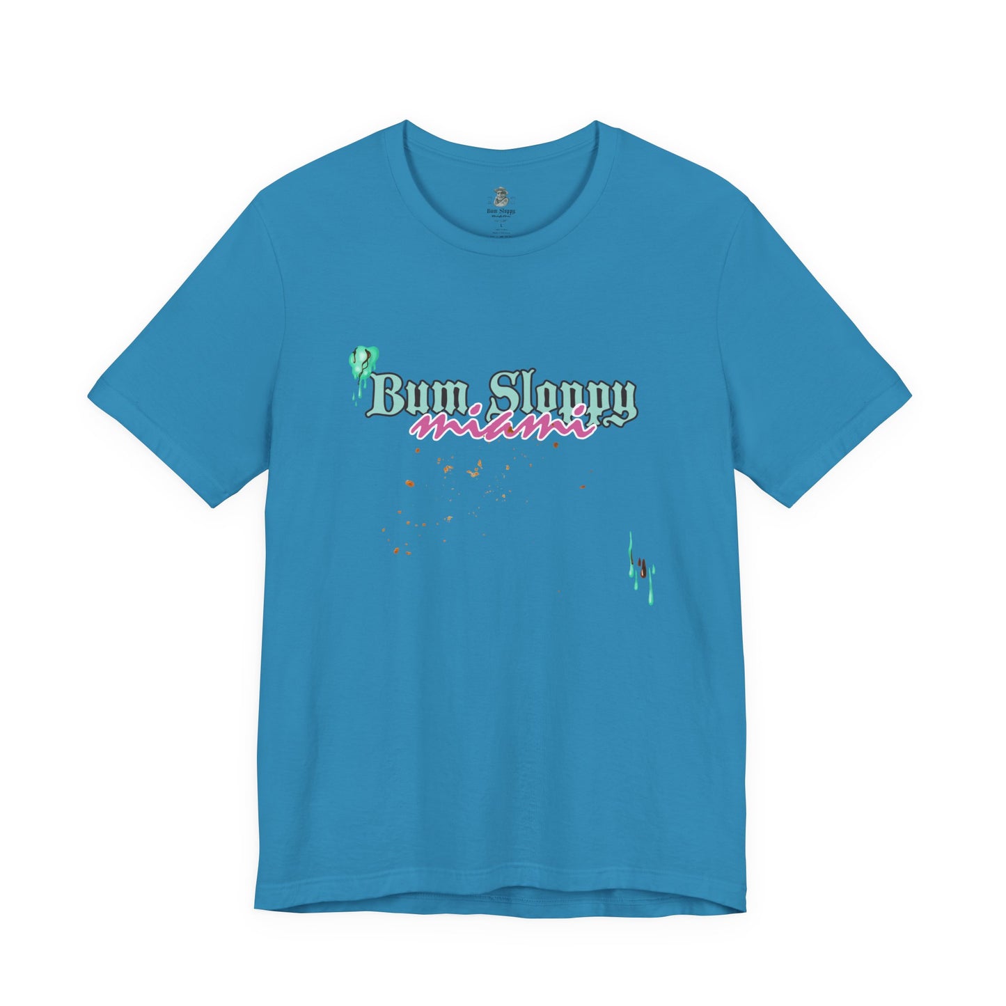 Bum Sloppy Miami MC Sunny Daze Tee with Seaside Snack Stains