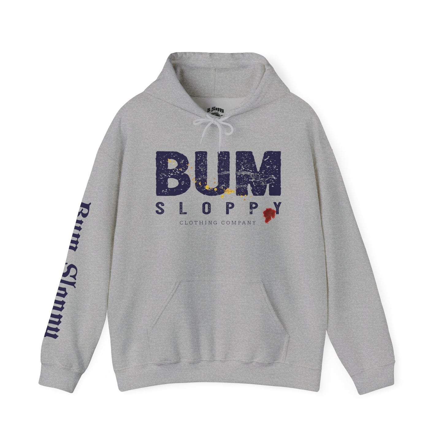 Bum Sloppy Stamp Heavy Blend Hooded Sweatshirt