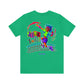 No-Holds Neon Men's Dink This! Pickleball Tee with Pickleball Strike Marks