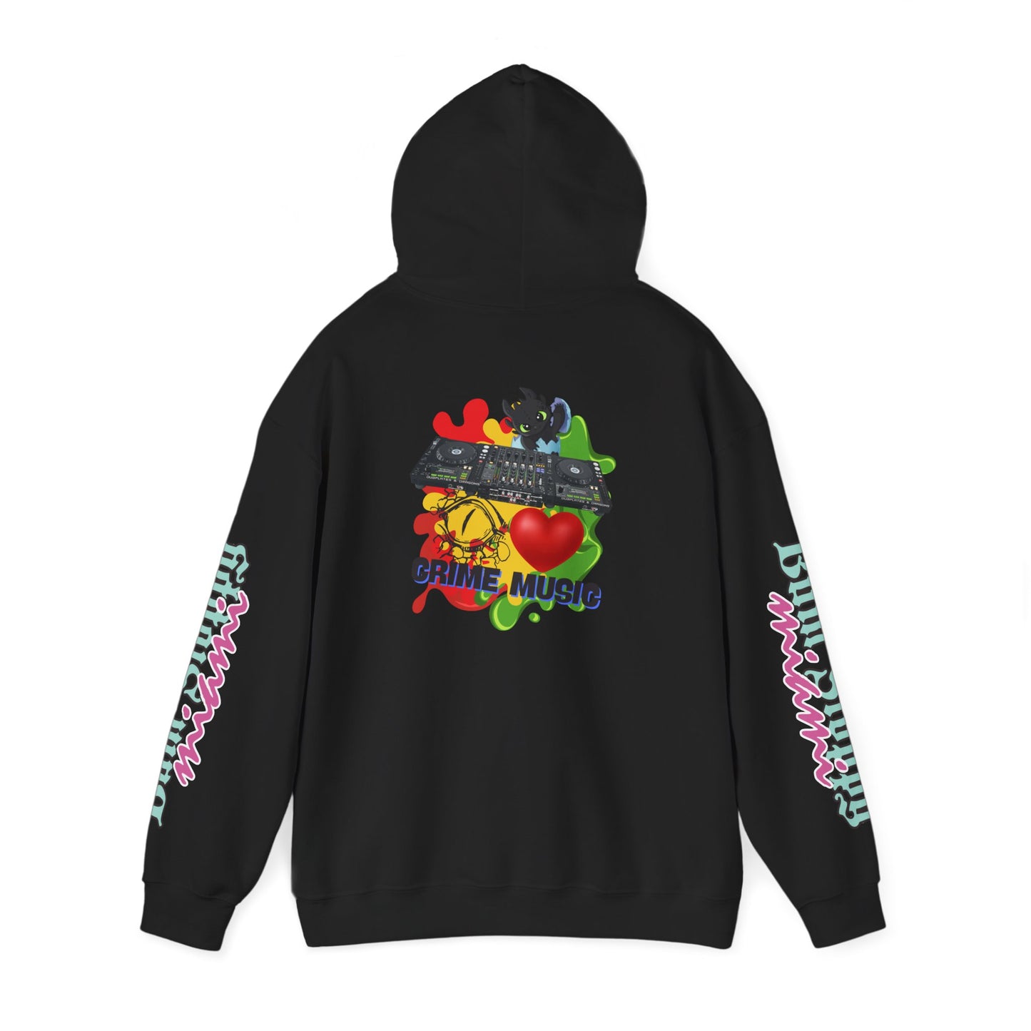 Bum Sloppy Miami Grime Music Heavy Blend Hooded Sweatshirt