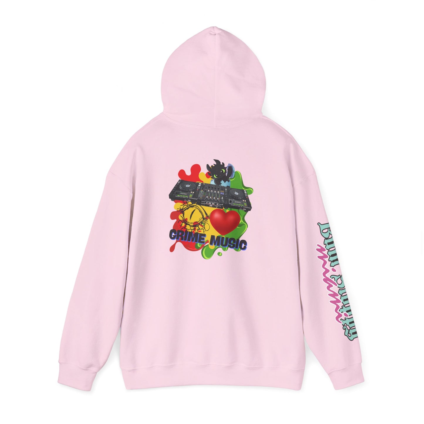 Bum Sloppy Miami Grime Music Heavy Blend Hooded Sweatshirt