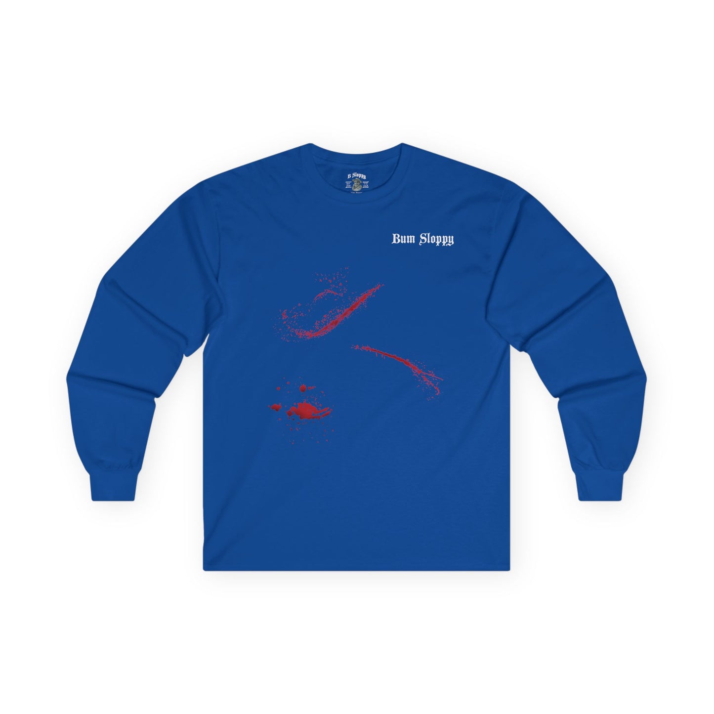 Patient Fisherman Long Sleeve with Fish Gutting Blood Stains