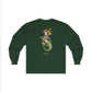 Sippin' Mermaid Long Sleeve with Bleu Cheese & Hot Sauce Stains