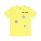 Rowdy Retro Men's Dink This! Pickleball Tee with Pickleball Strike Marks
