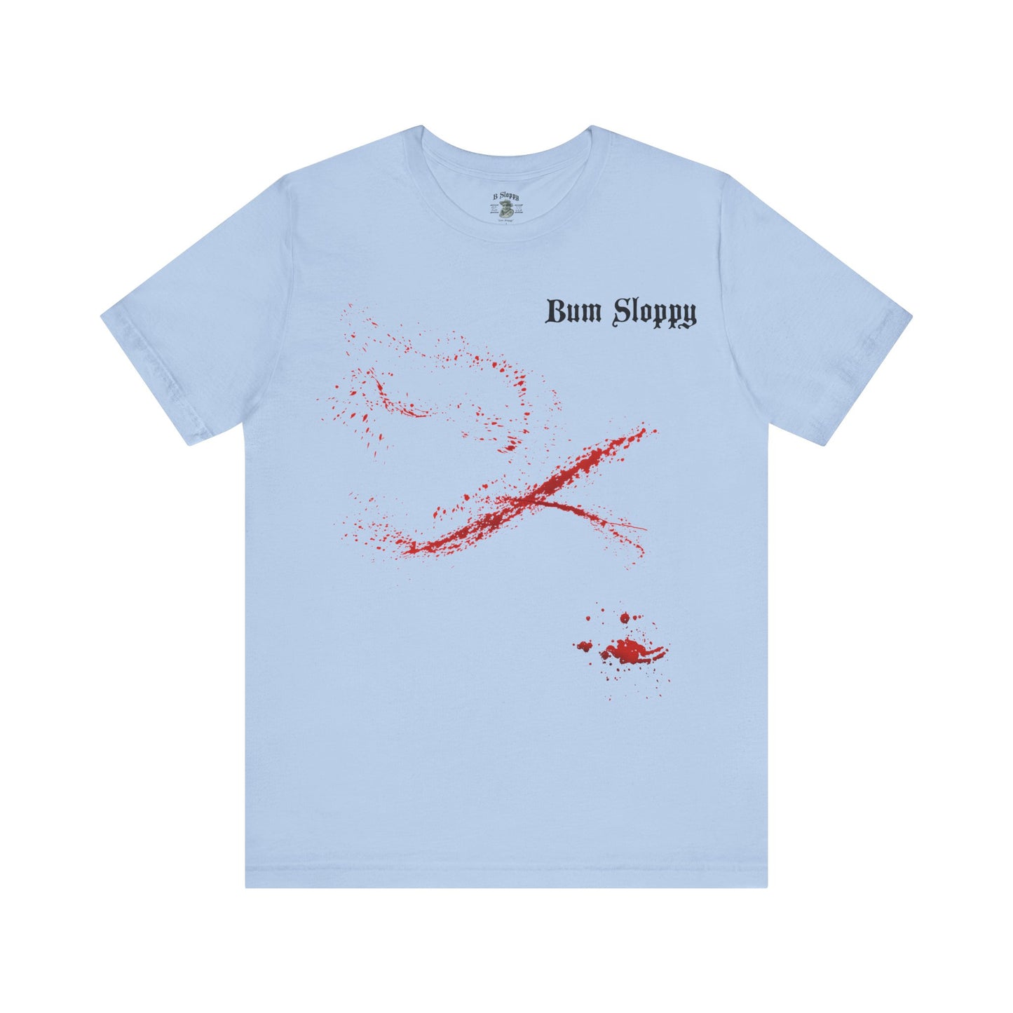 Patient Fisherman with Fish Gutting Blood Stains