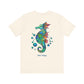 Doodle Seahorse with Mayo and Sauce Splatter