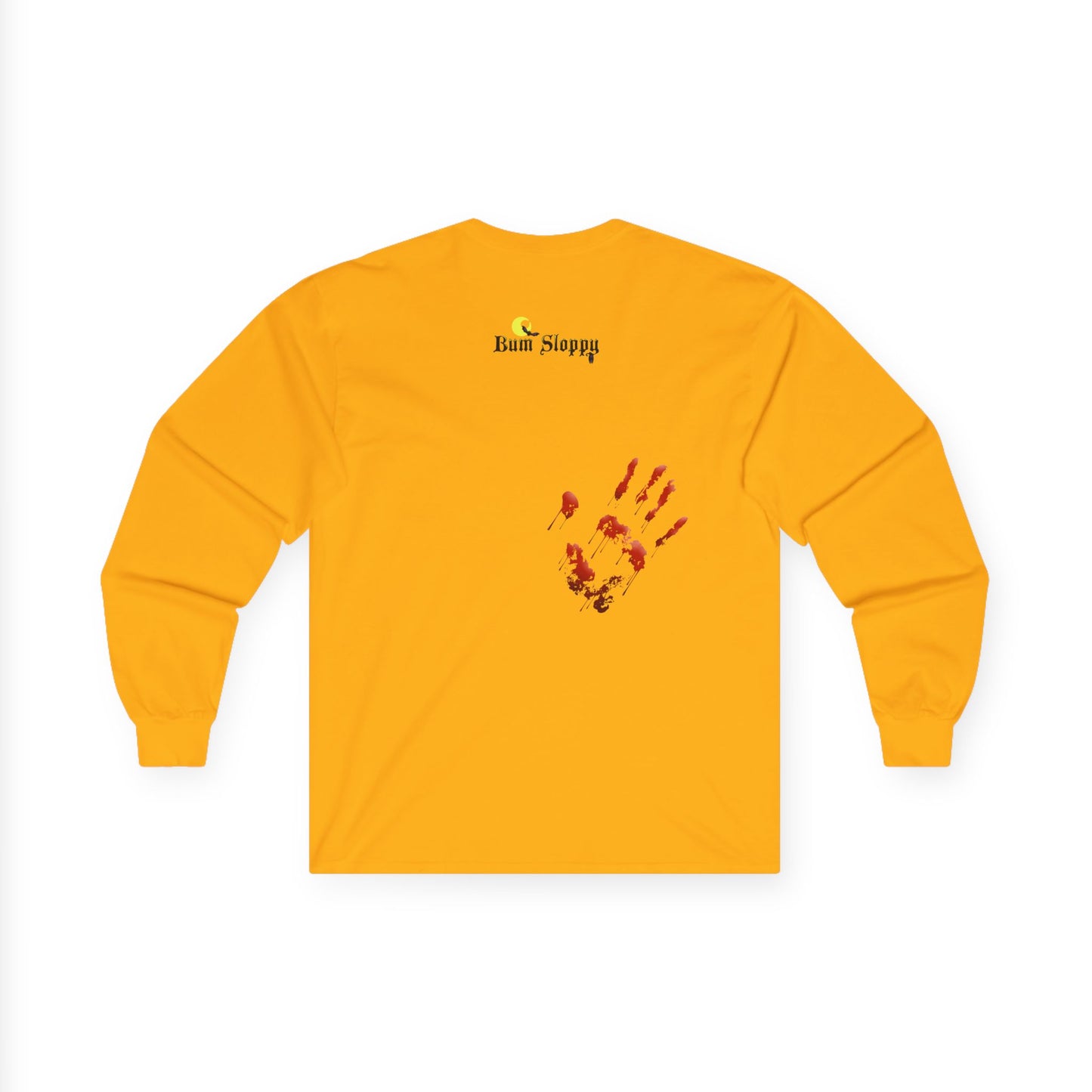Bum Sloppy Goes Batty Halloween Longsleeves with Tasty Treat and Spooky Slasher Stains