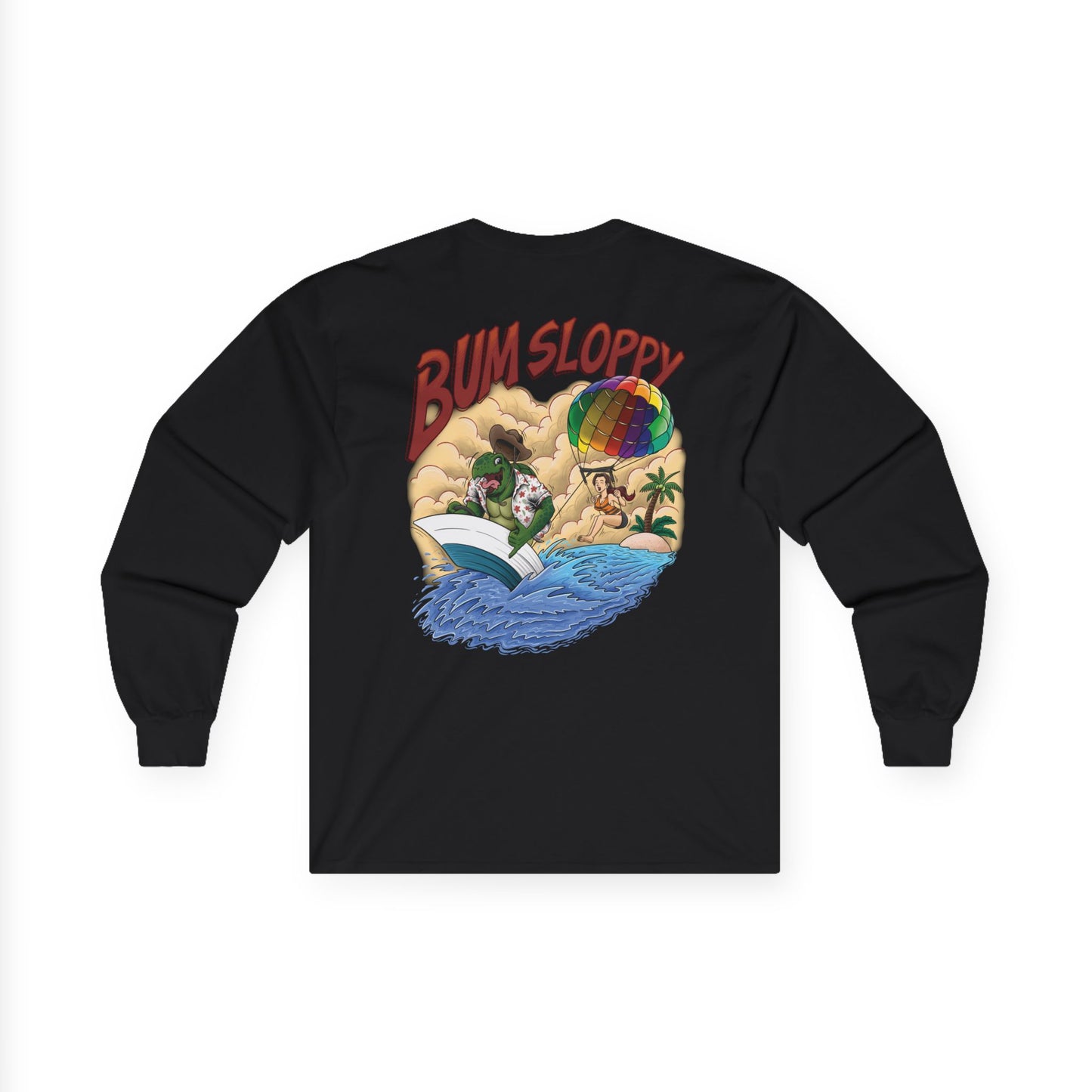 Parasailing Turtle Long Sleeve with Chili Cheese Stains