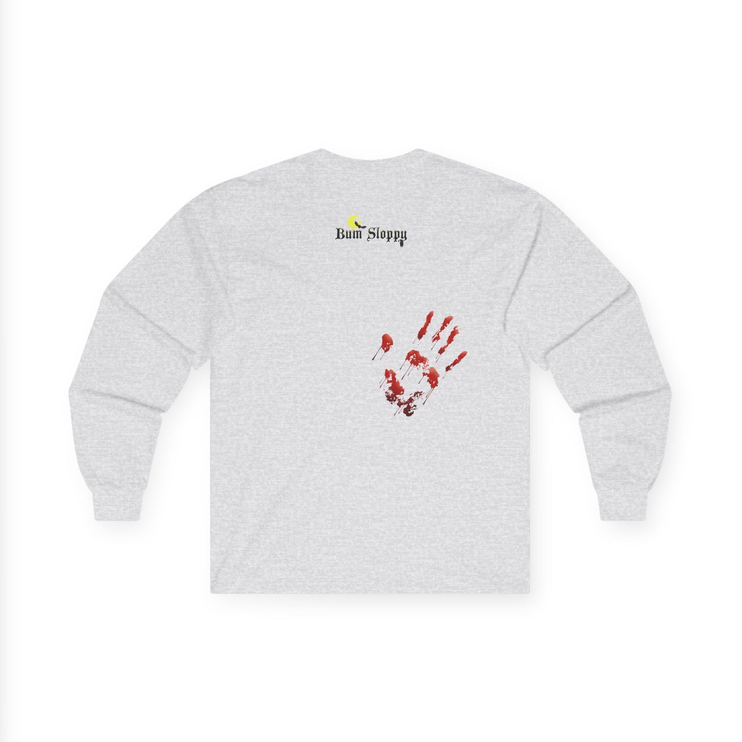 Bum Sloppy Goes Batty Halloween Longsleeves with Tasty Treat and Spooky Slasher Stains