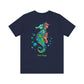 Doodle Seahorse with Mayo and Sauce Splatter