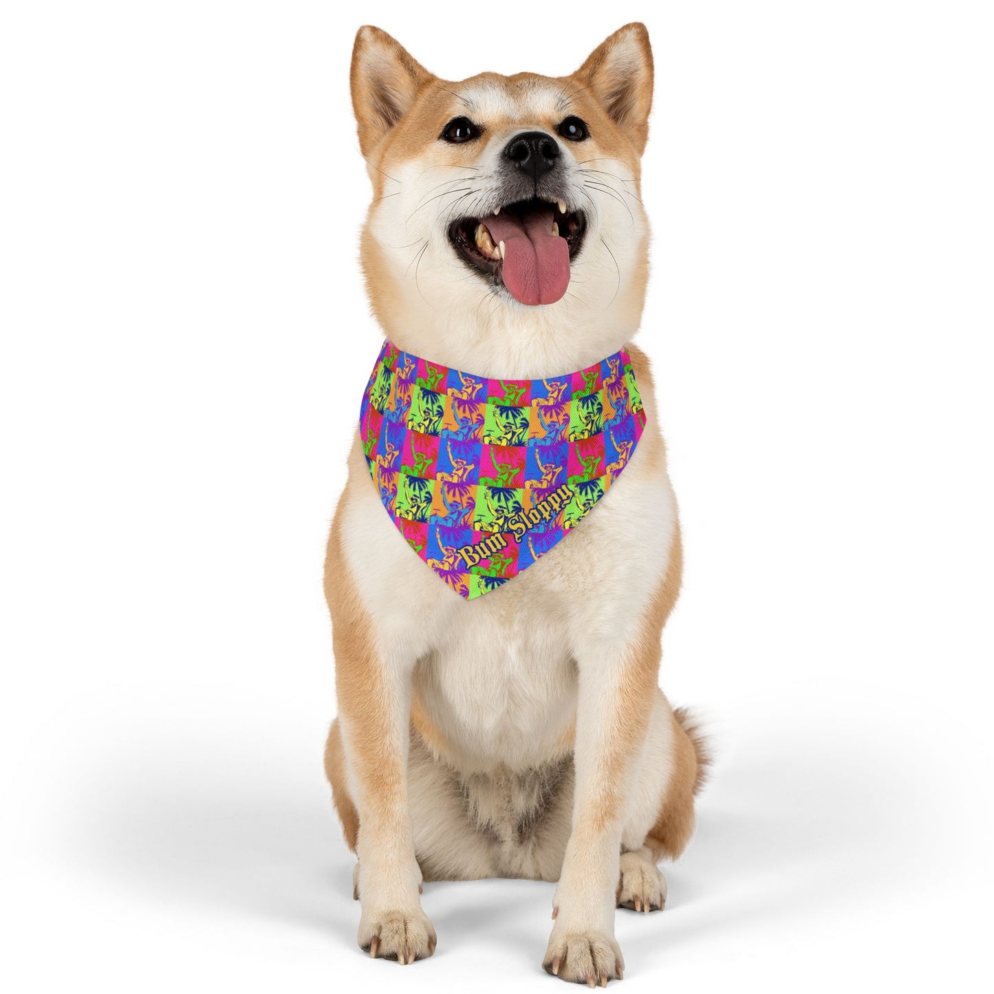 Pop Art Sloppy Life Pet Bandana Pet Bandana Collar