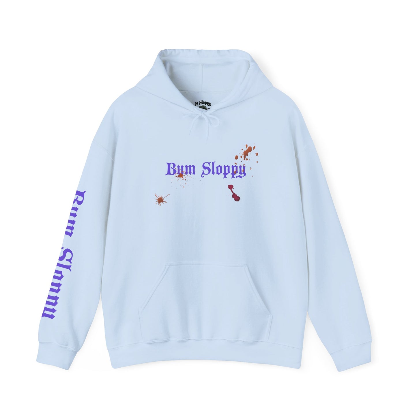 Gnarly Snow Burn Freestyle Grab with Apres-Ski Stains Heavy Blend Hooded Sweatshirt