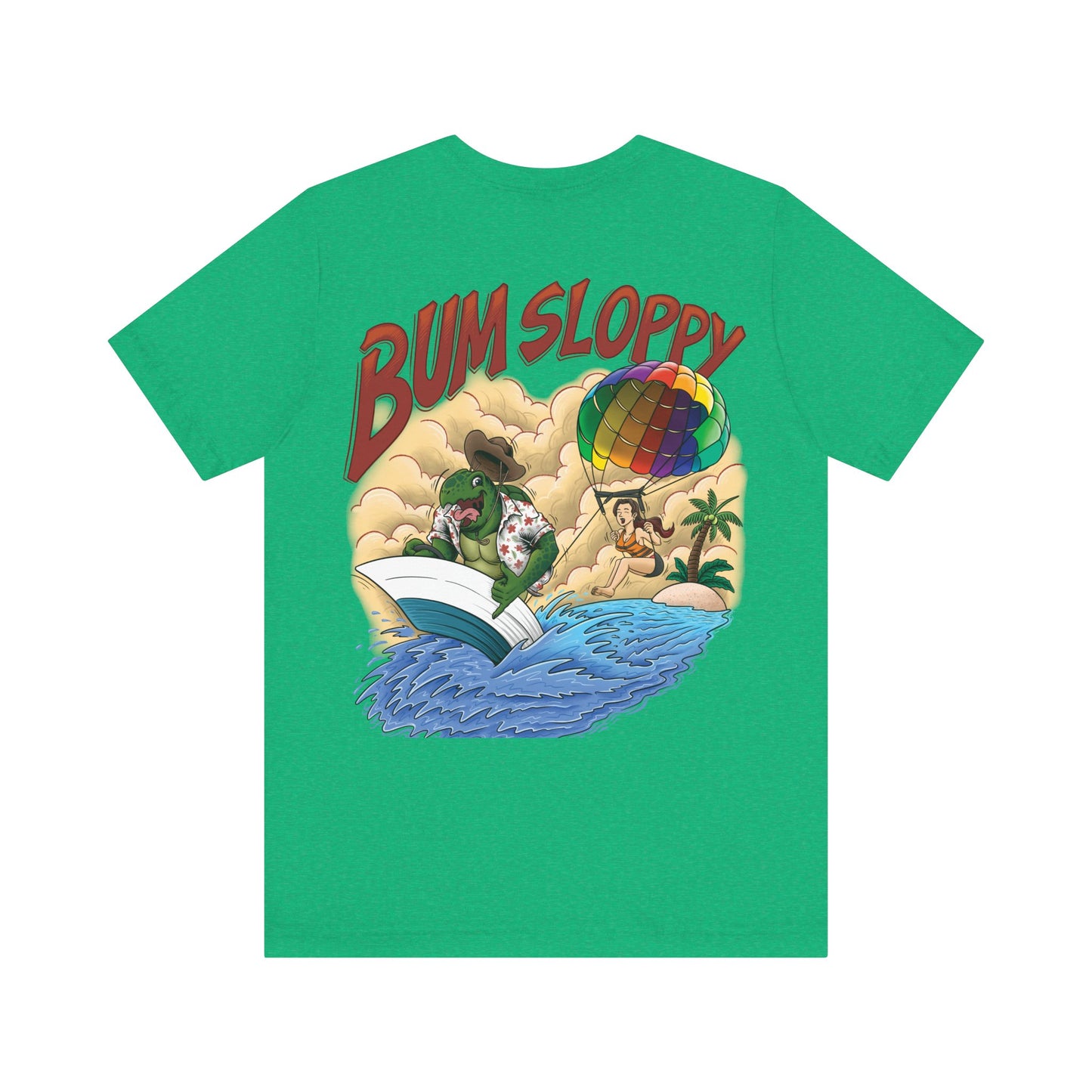 Parasailing Turtle with Chili Cheese Stains