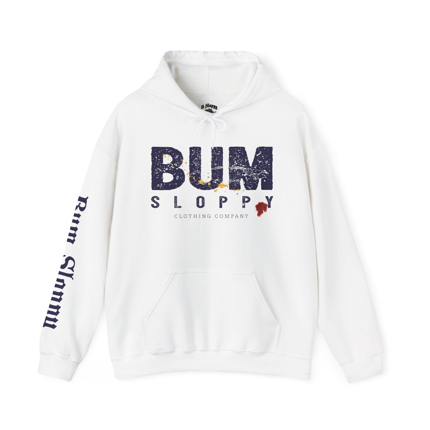 Bum Sloppy Stamp Heavy Blend Hooded Sweatshirt