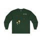 Pirate Seahorse Long Sleeve with Hot Sauce and Mac & Cheese Stains