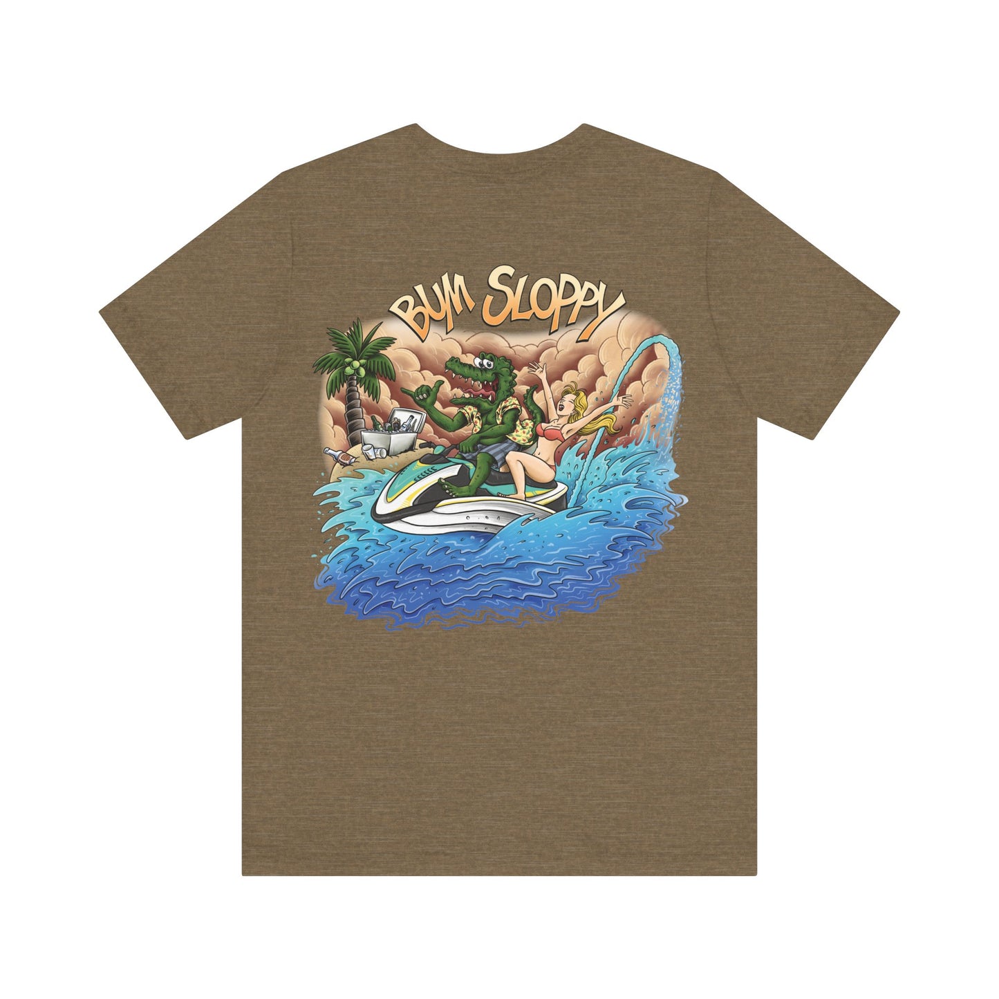Jetski Gator with Taco, Hot Sauce and Nacho Cheese Stains