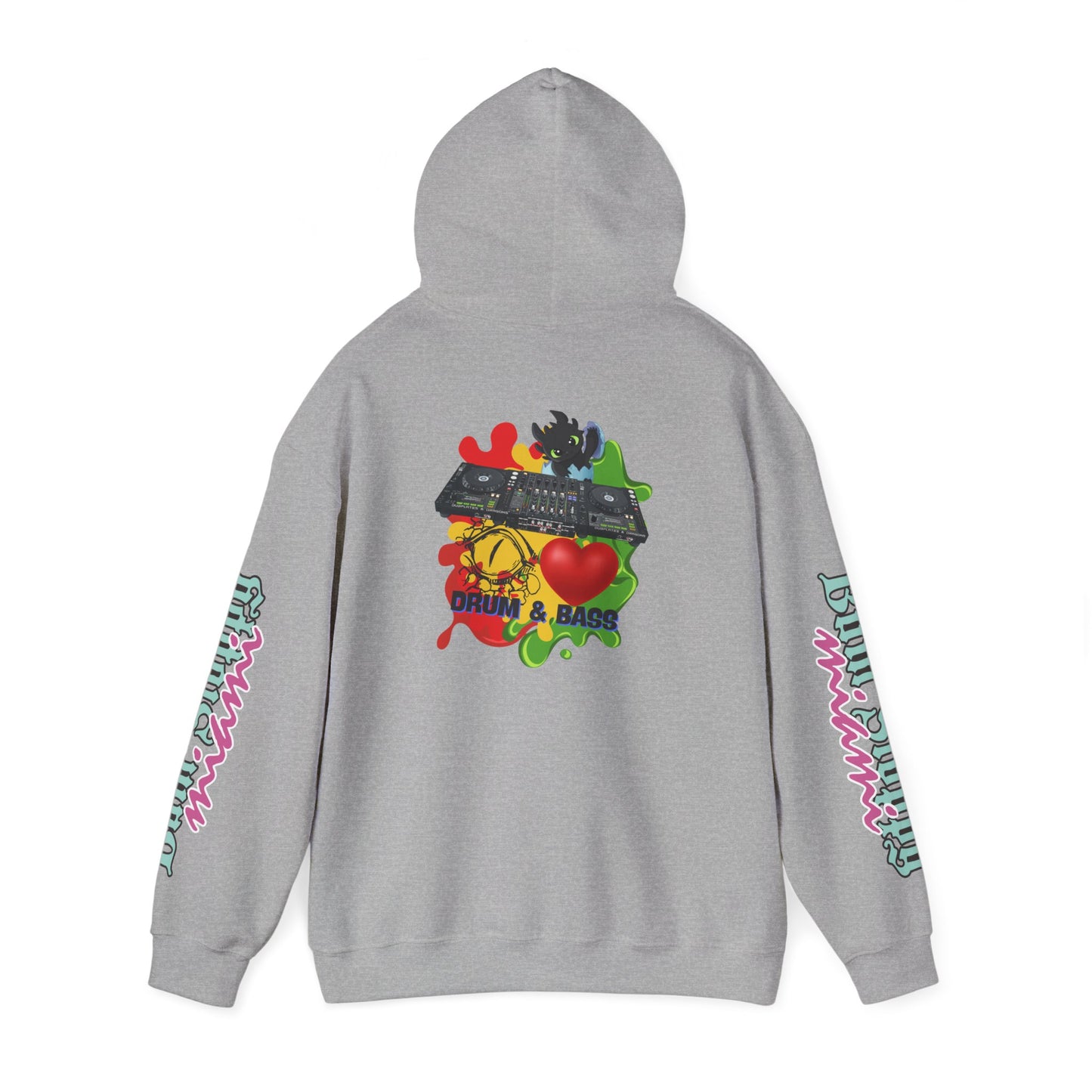 Bum Sloppy Miami Drum & Bass Heavy Blend Hooded Sweatshirt