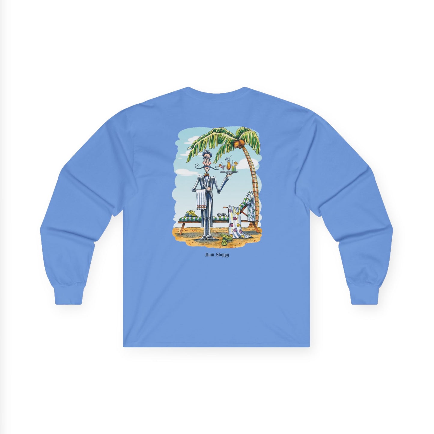 Beach Butler Long Sleeve with Taco & Nachos Stains