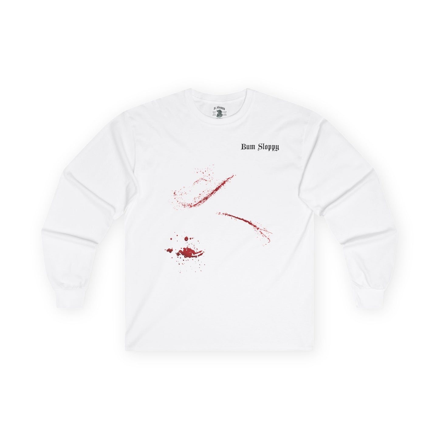 Patient Fisherman Long Sleeve with Fish Gutting Blood Stains