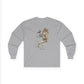Pirate Seahorse Long Sleeve with Hot Sauce and Mac & Cheese Stains