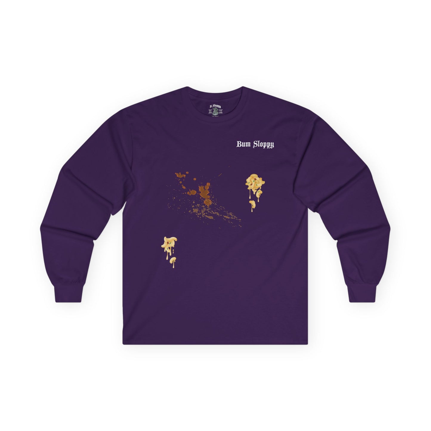 Sloppy Siesta Long Sleeve with Mac & Cheese and Gravy Stains
