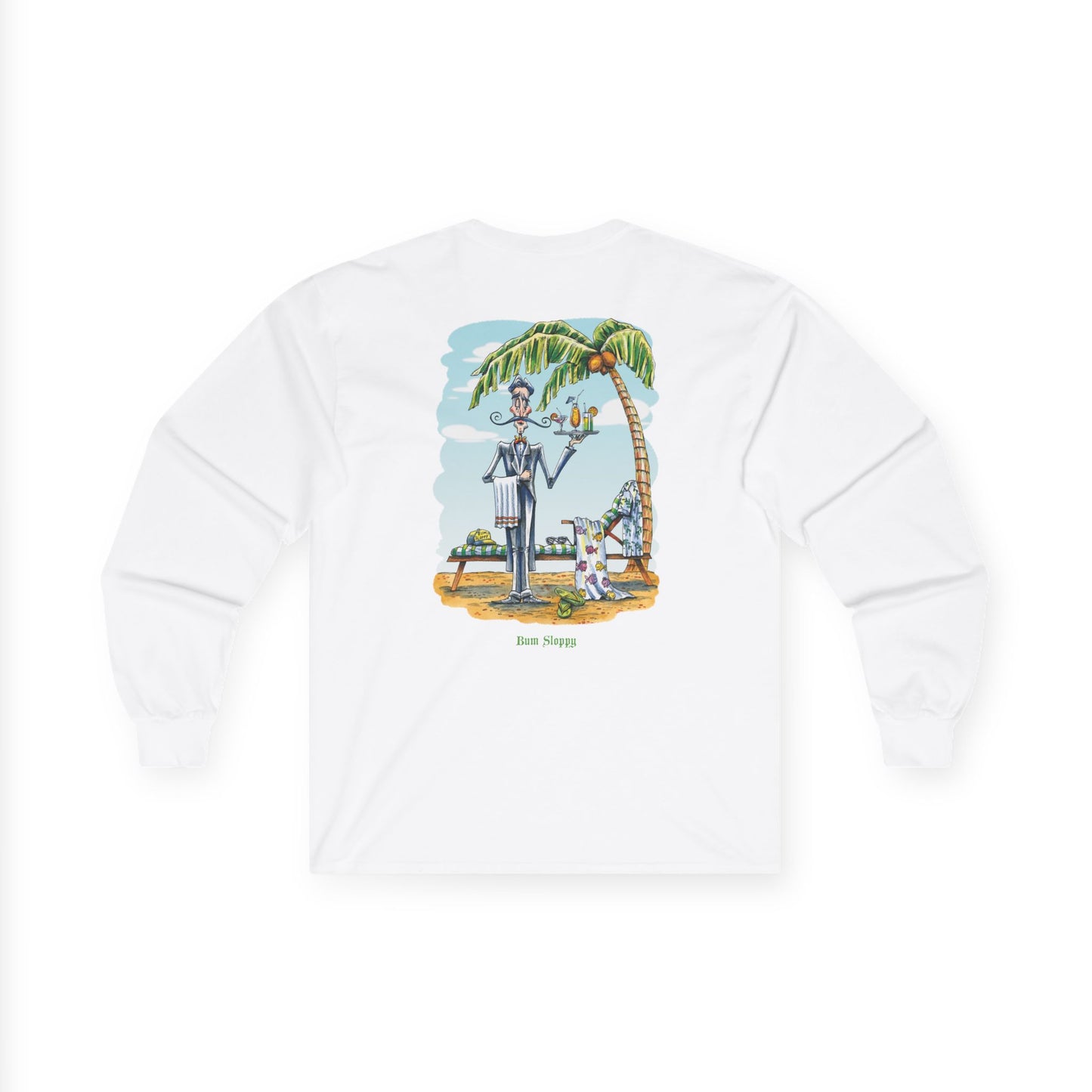 Beach Butler Long Sleeve with Taco & Nachos Stains