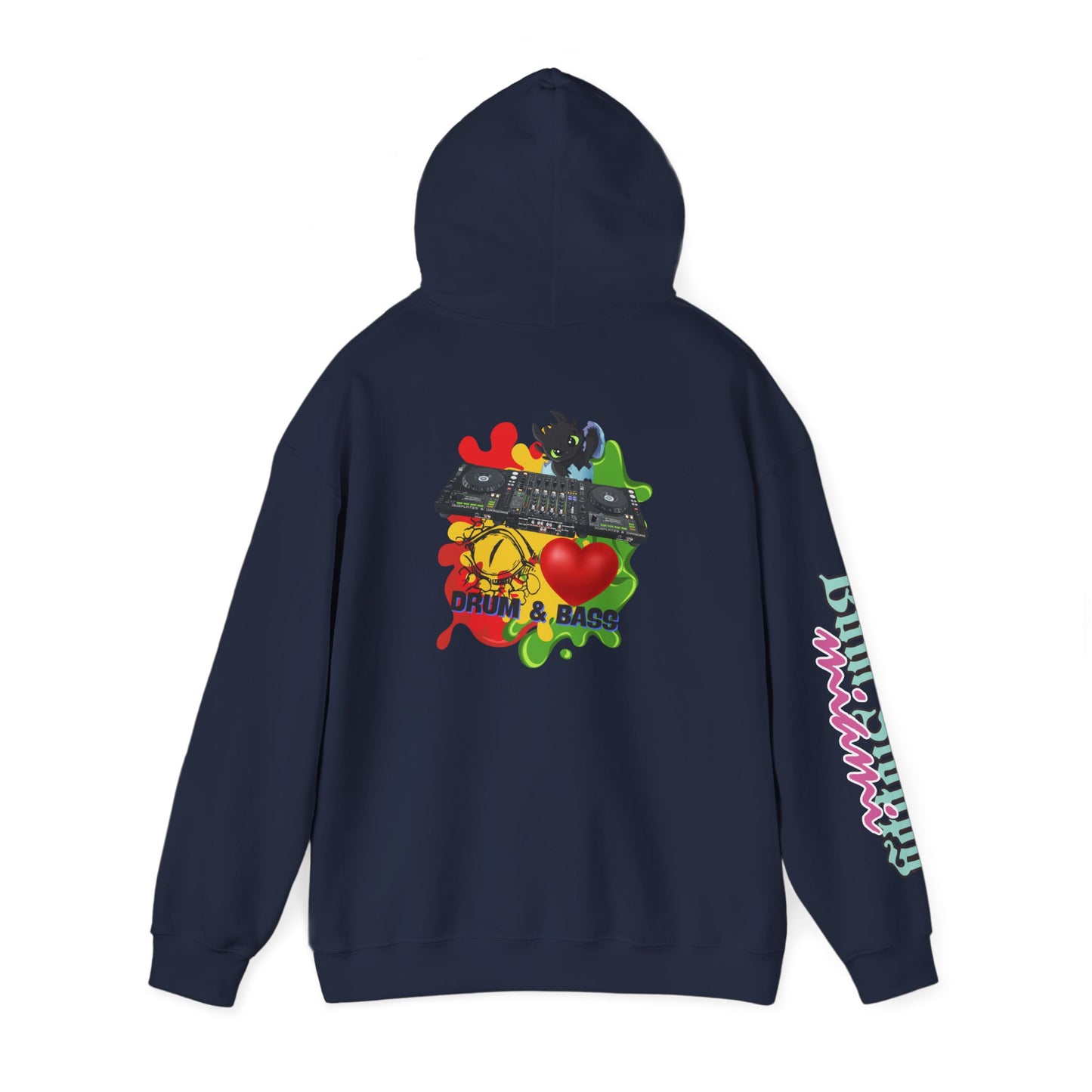 Bum Sloppy Miami Drum & Bass Heavy Blend Hooded Sweatshirt