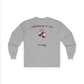 Forgetting My Words Long Sleeve with Wine and Blue Cheese Dressing Stains
