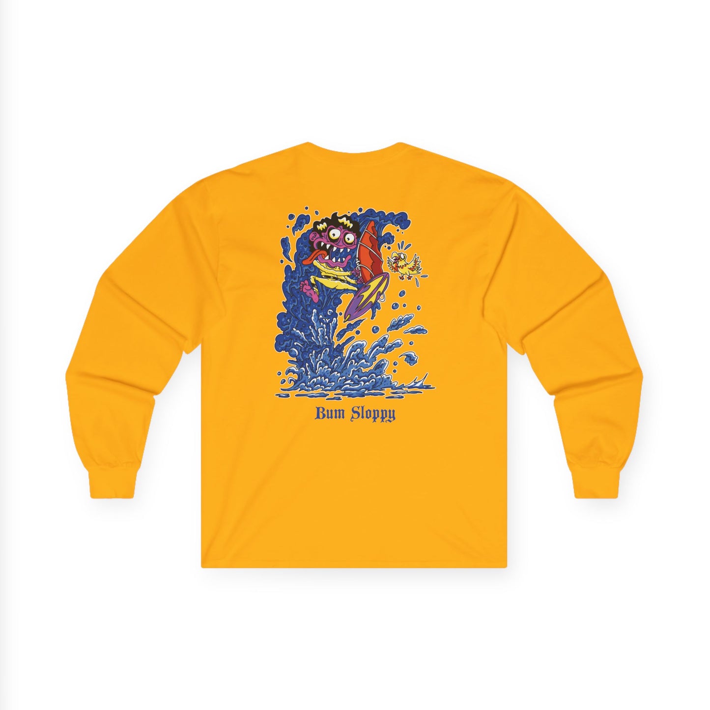 Gnarly Windsurfer Long Sleeve with BBQ & Ketchup Stains
