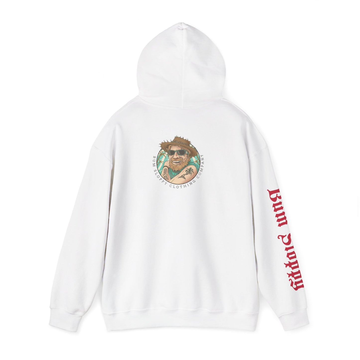 Super Sloppy Burger with Fixin' Stains Heavy Blend Hooded Sweatshirt